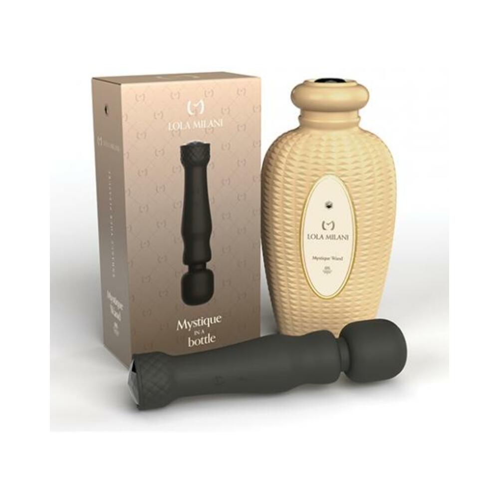 8388766648974_1 Lola Milani Mystique Wand W/taupe Bottle - Black - Image 1