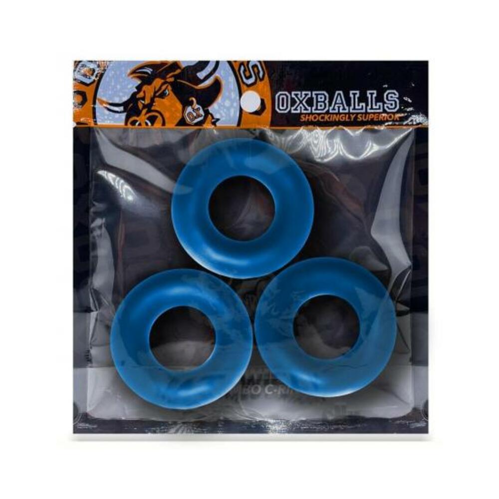 840215121066_1 Oxballs Fat Willy 3-pack Jumbo Cockrings Flextpr Space Blue - Image 1