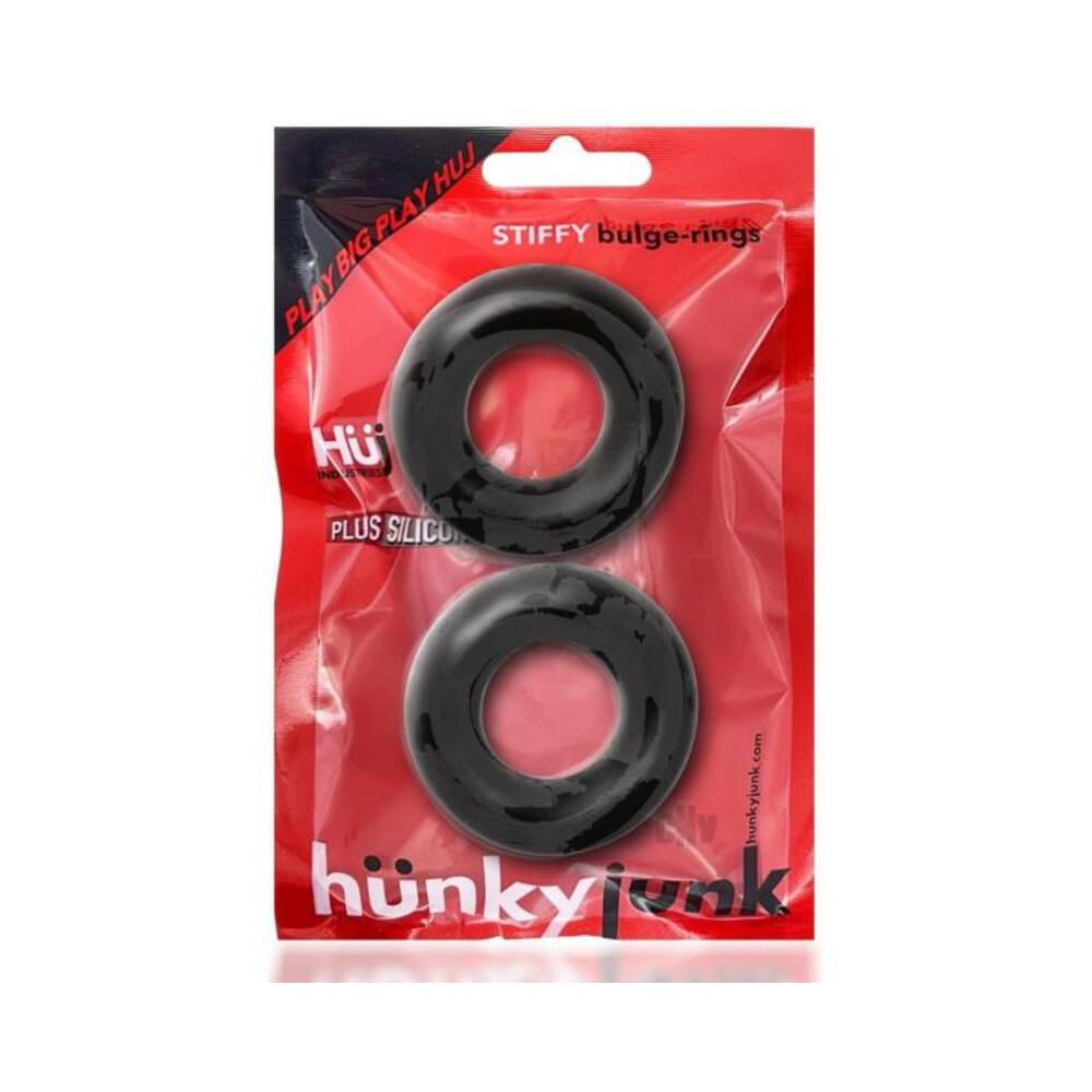 840215121073_1 Oxballs Stiffy 2-pack Bulge Cockrings Silicone Tpr Tar Ice - Image 1