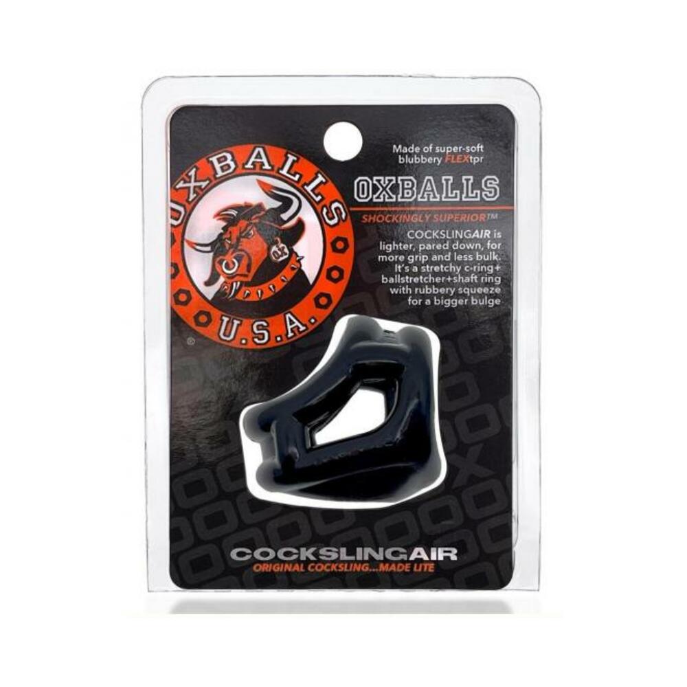 840215121714_1 Oxballs Cocksling Air Flextpr Black - Image 1