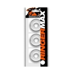 Oxballs Ringer Max 3 Pack Cockrings - Clear