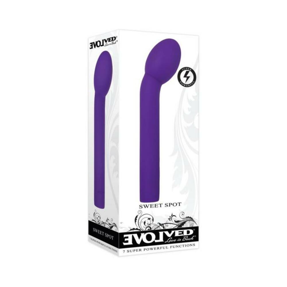 844477016276_1 Evolved Sweet Spot Rechargeable Silicone Purple - Image 1