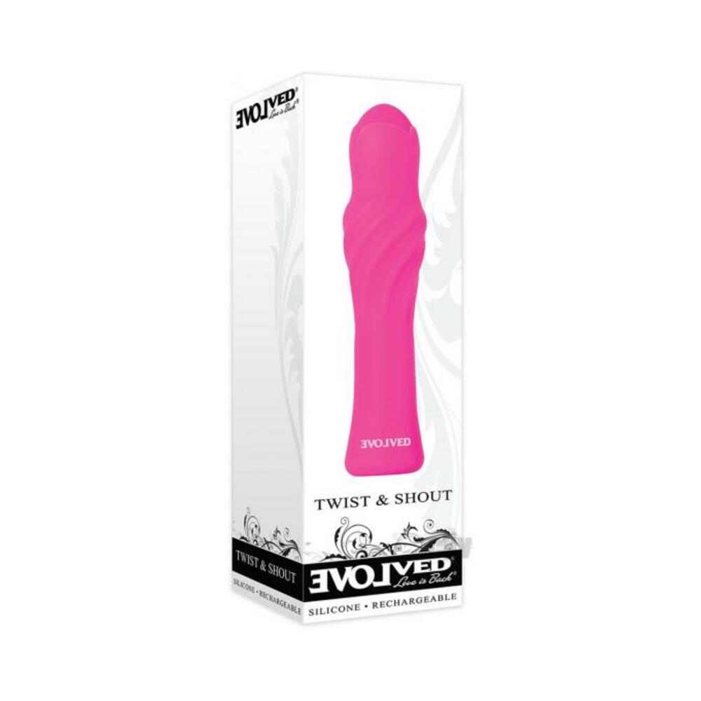 844477016436_1 Evolved Twist & Shout Rechargeable Vibrator - Image 1