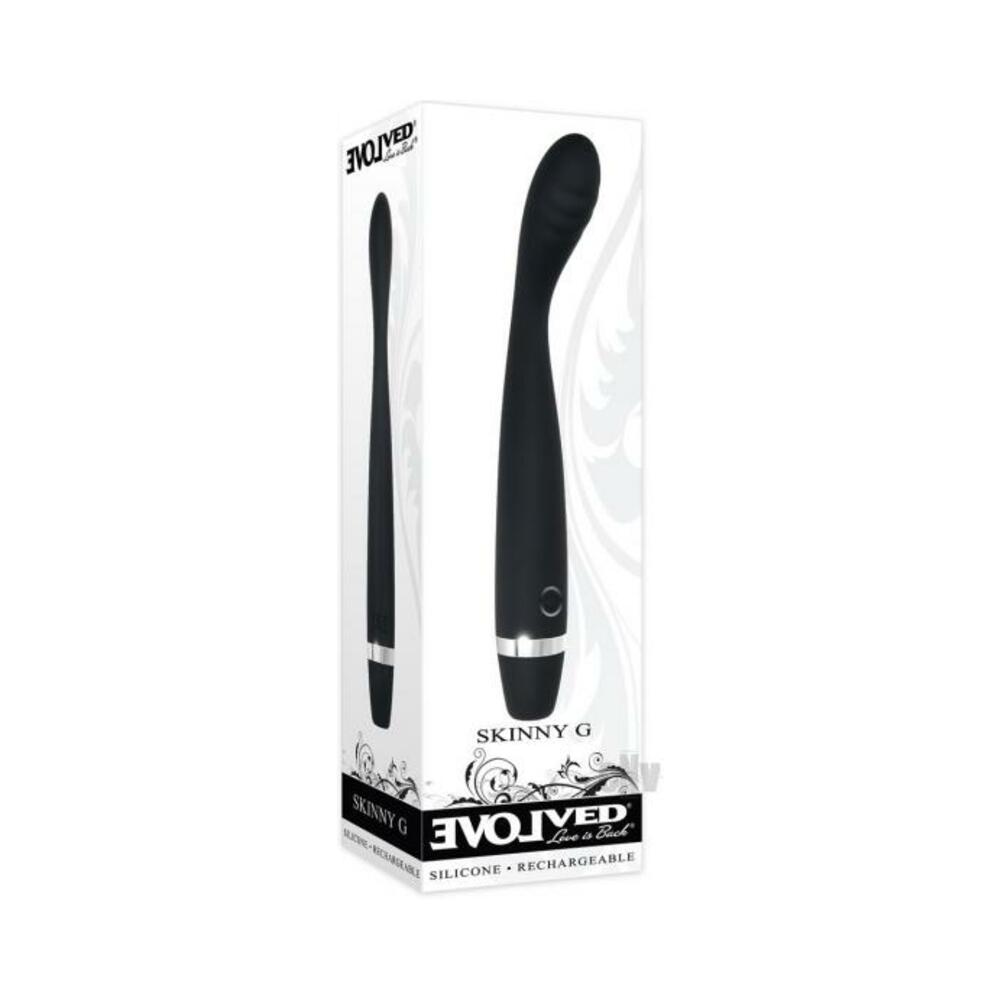 844477018683_1 Evolved Skinny G Slim G-spot Vibrator Black - Image 1