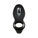 Zt Mr. Flicker Vibrating Silicone Cock Ring Black - Image 3