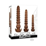 Evolved Twisted Love Butt Plug Set Of 3 Gold