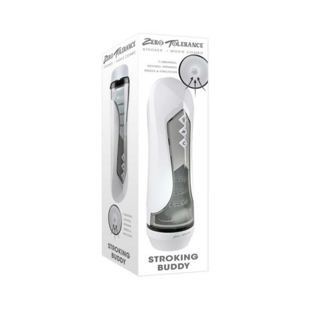 844477022833_1_64b57948-47ef-48b2-a348-90a0ff8c6a6c Zero Tolerance Stroking Buddy Rechargeable Vibrating Stroker White - Image 1