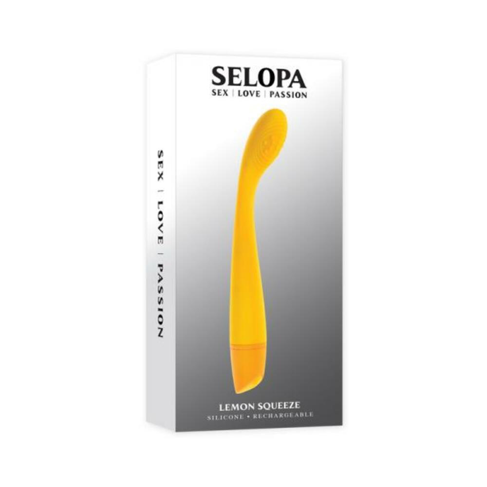 844477023311_1_9ad010e1-7160-4024-bd6c-335e7a19c524 Selopa Lemon Squeeze Rechargeable Vibe Silicone Yellow - Image 1