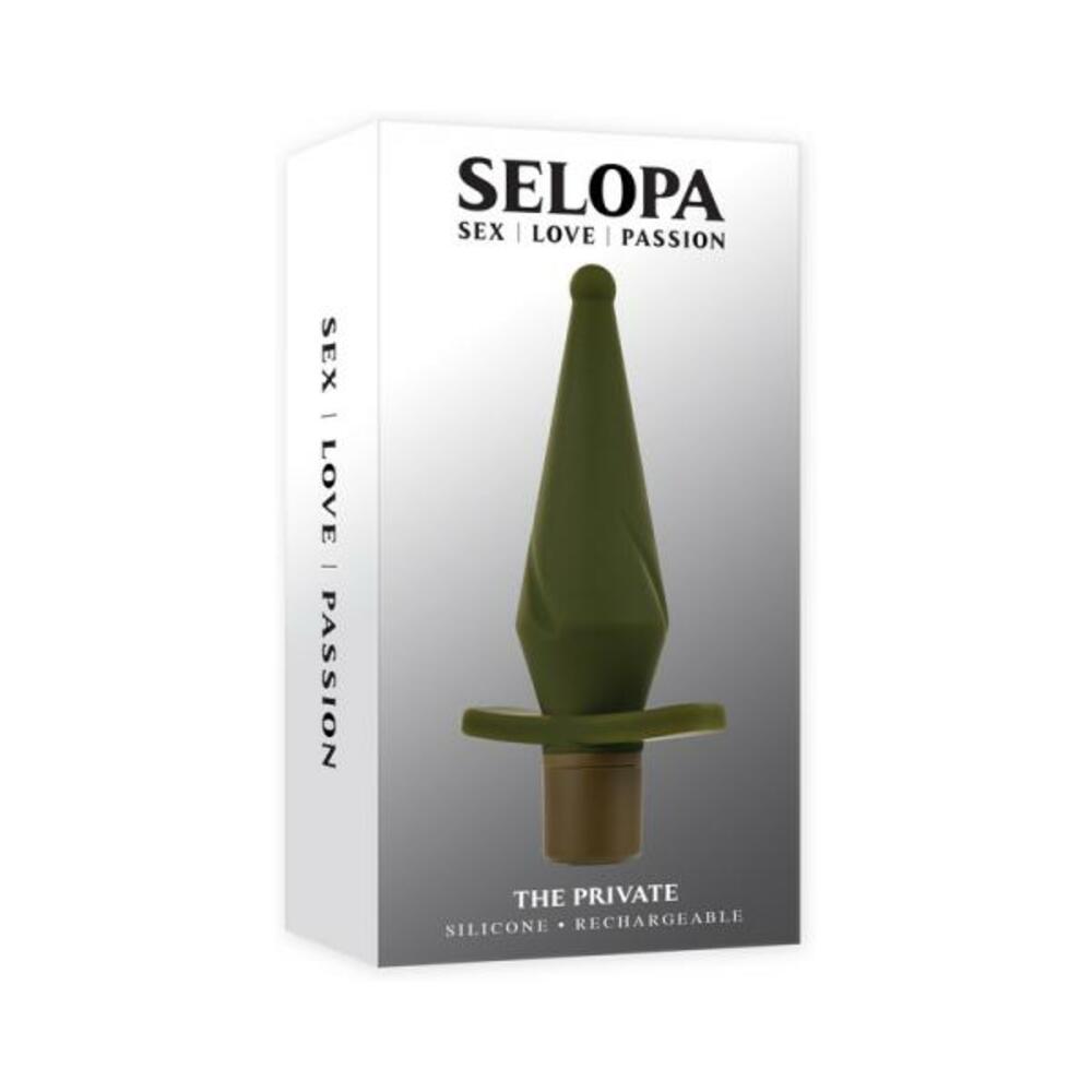 844477023359_1_f7bb9ad8-d876-419a-ad7c-d8791d26849c Selopa The Private Rechargeable Butt Plug Silicone Green - Image 1