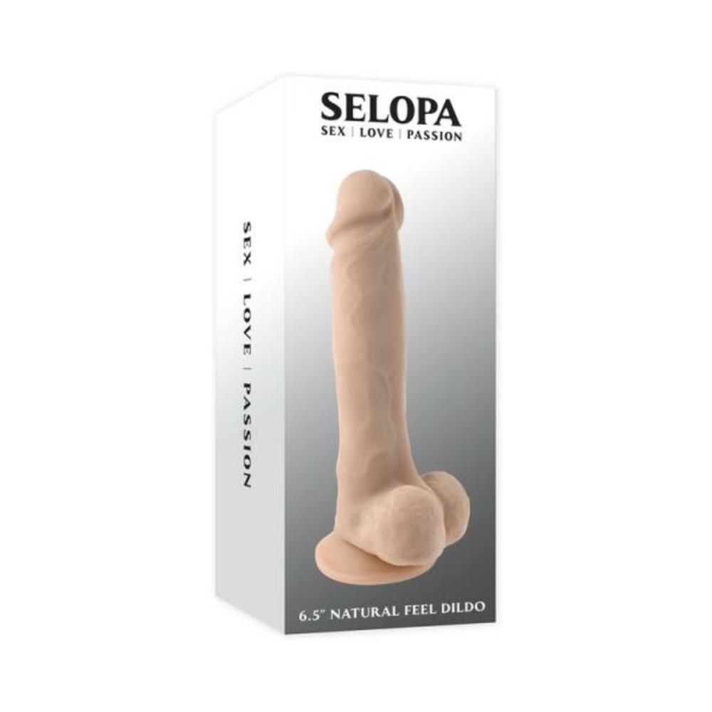 844477023571_1_638afe3c-f3a4-489a-8a73-96db66ad8f48 Selopa 6.5 In. Natural Feel Dildo Light - Image 1
