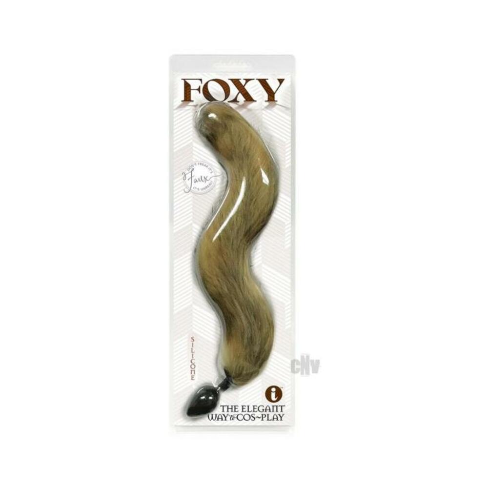 847841014038_1 Foxy Fox Tail Plug Gold - Image 1