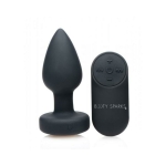 Booty Sparks Silicone Vibrating LED Anal Plug Small Black - Image 2