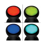 Booty Sparks Silicone Vibrating LED Anal Plug Small Black - Image 3