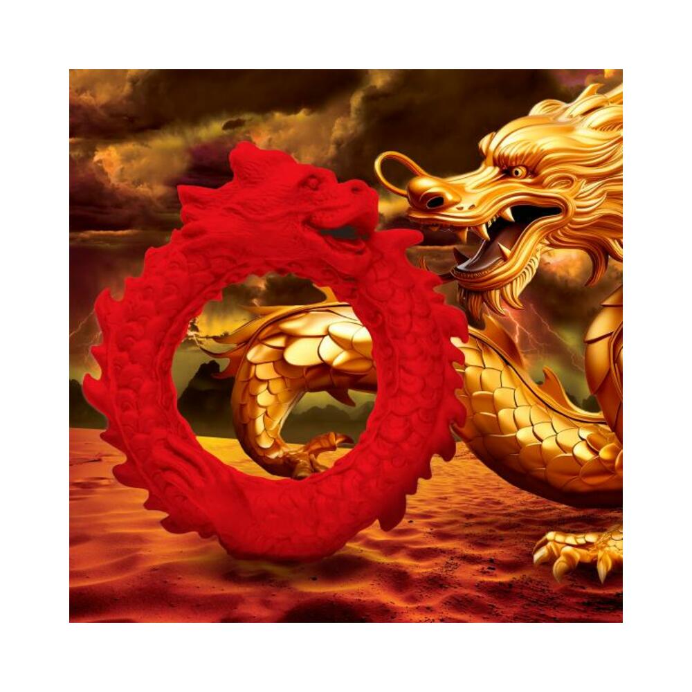 848518053305_1 Rise Of The Dragon Silicone Cock Ring - Image 1