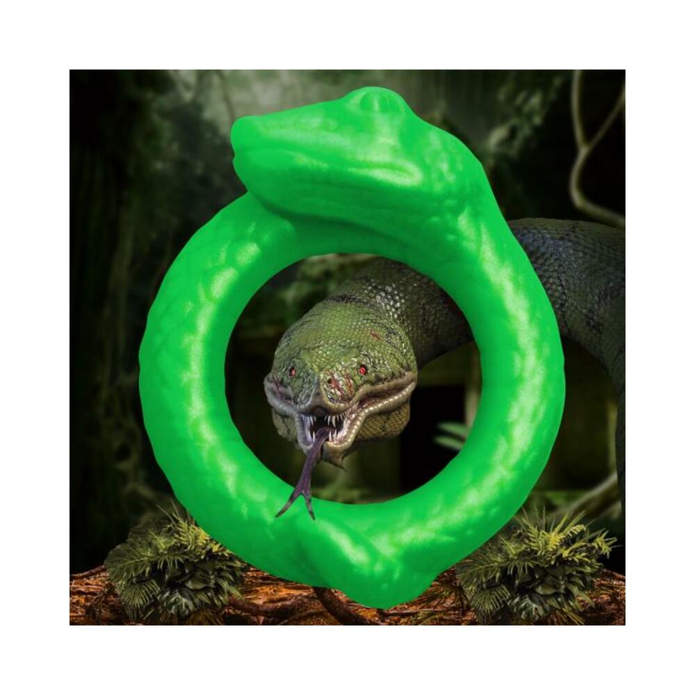 848518053879_1 Creature Cocks Serpentine C-ring Grn - Image 1