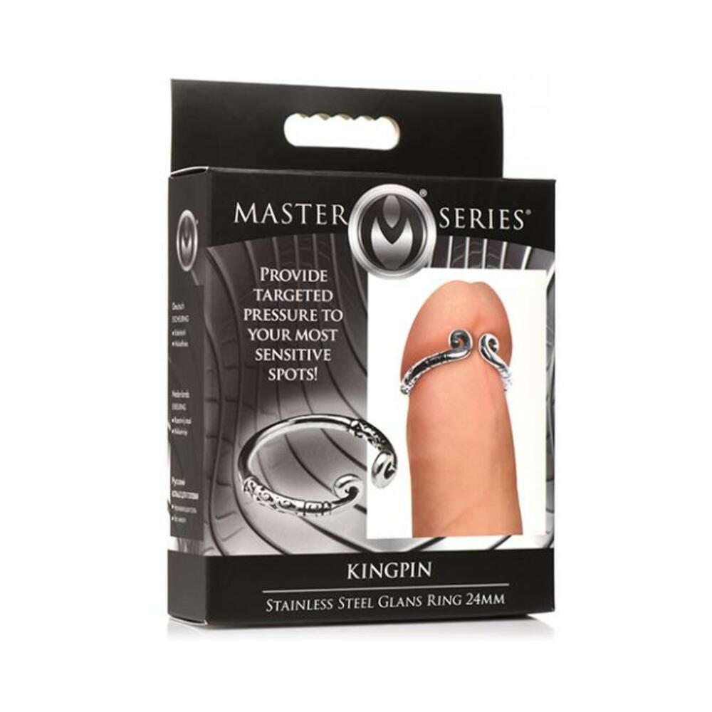 848518054128_1 Master Series Kingpin Stainless Steel 24mm Glans Ring - Image 1