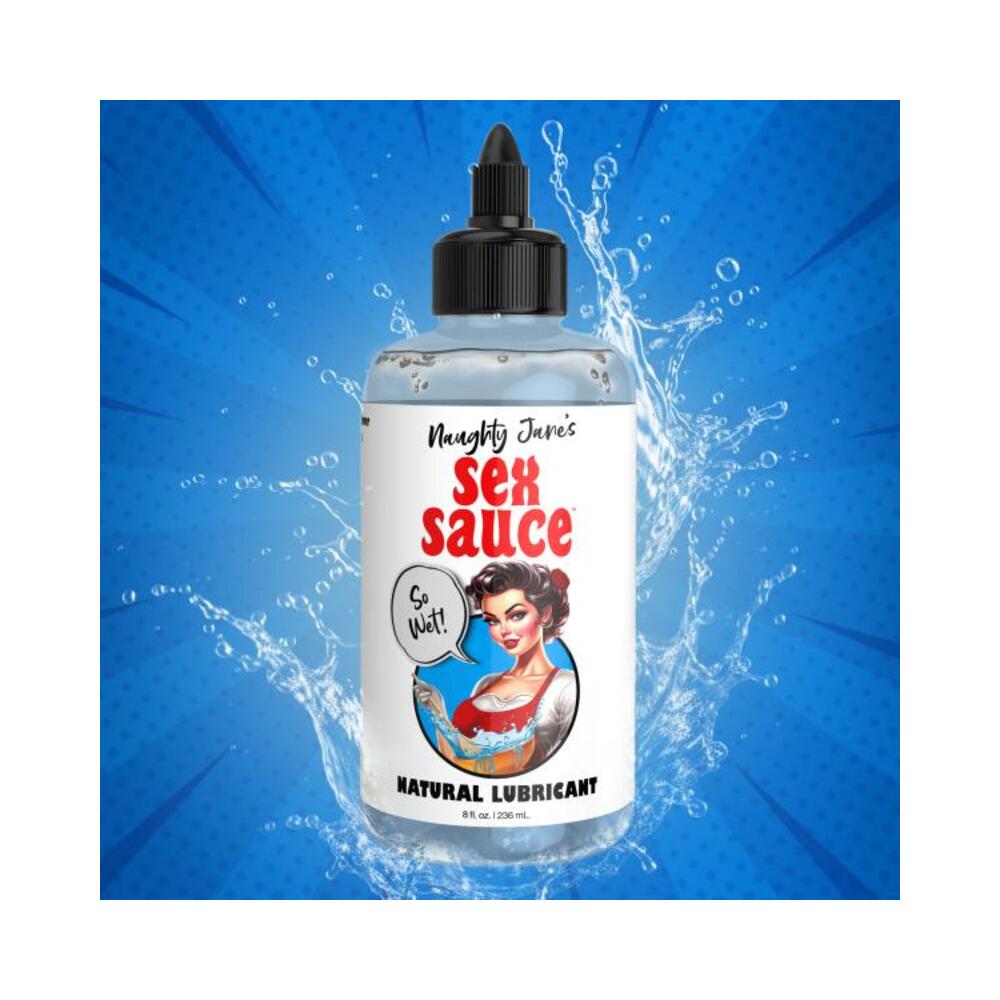 848518054524_1 Naughty Jane's Sex Sauce Natural Lubricant - 8oz - Image 1