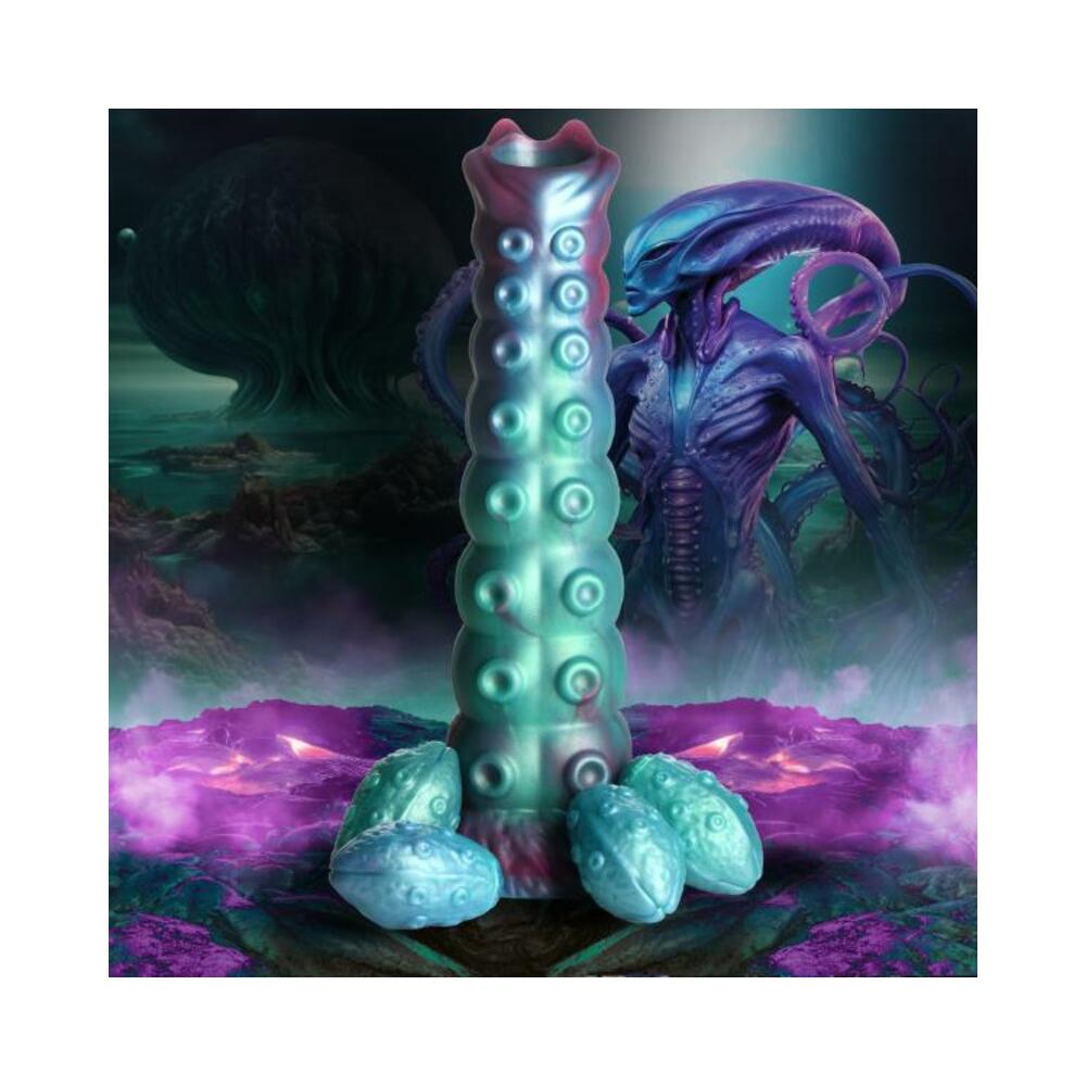 848518055774_1 Galactic Breeder Ovipositor Silicone Dildo - Image 1