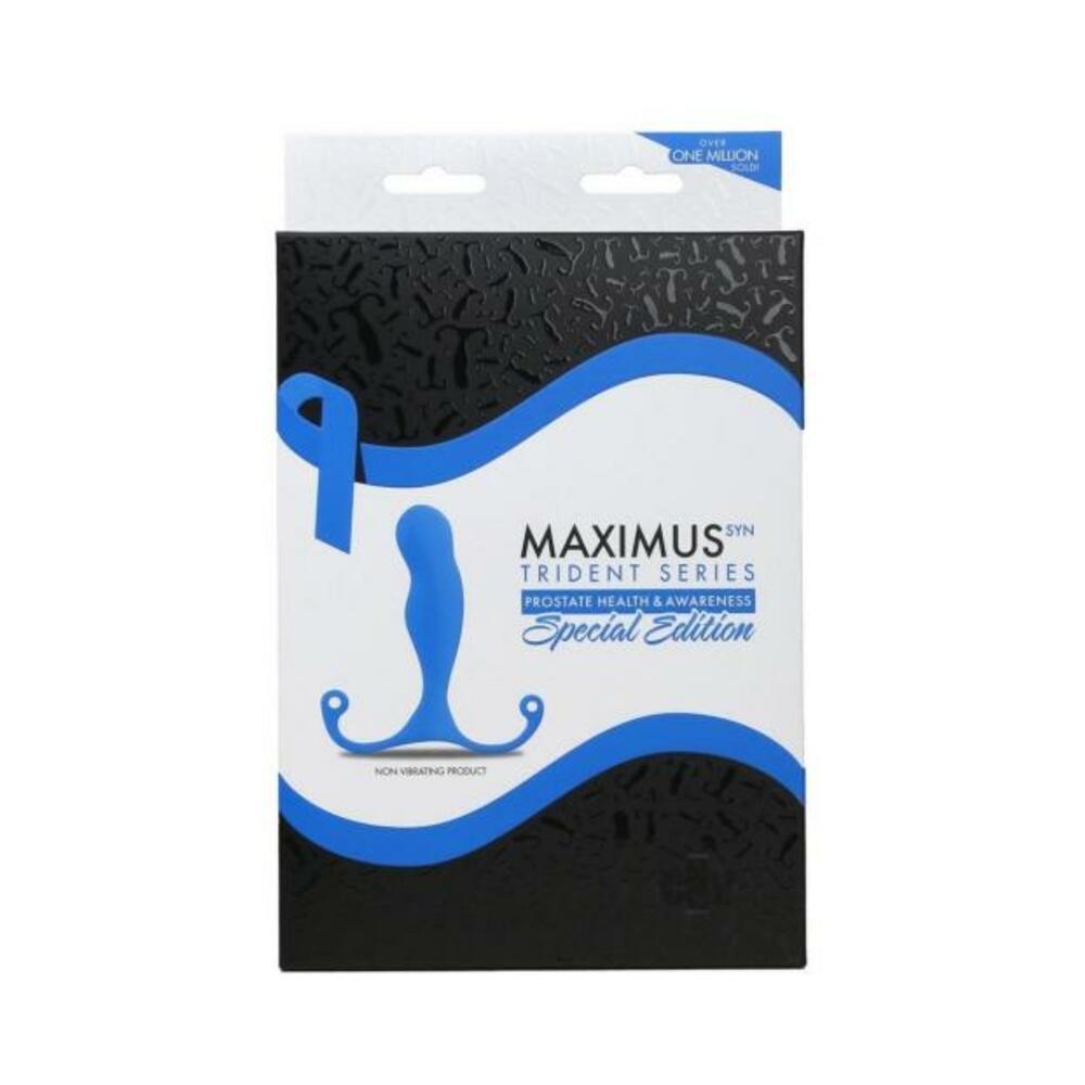 850040572070_1 Aneros Maximus Syn Trident Special Edition Prostate Stimulator - Blue - Image 1