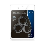 Performance VS2 Silicone Cock Rings Small Black - Image 3