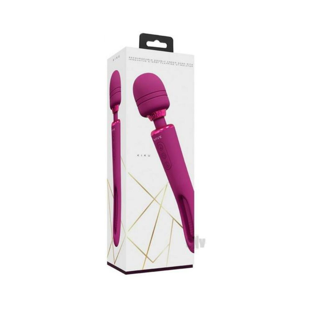 8714273051820_1 Kiku Double Ended Wand Pink - Image 1