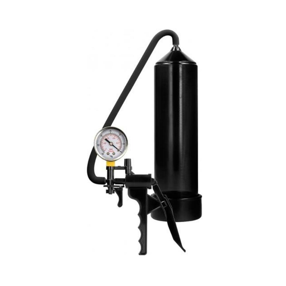 8714273504746_1 Pumped Elite Beginner Pump With Gauge Black - Image 1