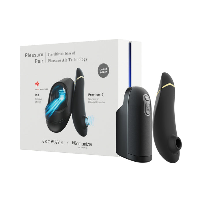 88588_700x700_2ff855d7-85ec-4b94-ad13-6a753f689271 Arcwave x Womanizer Pleasure Pair - Ion + Premium 2 Black - Image 1