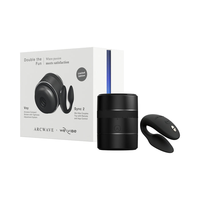 88589_700x700_8a358651-6eba-4210-a679-2124d8b00faa Arcwave x We-Vibe Double the Fun - Voy + Sync 2 Black - Image 1