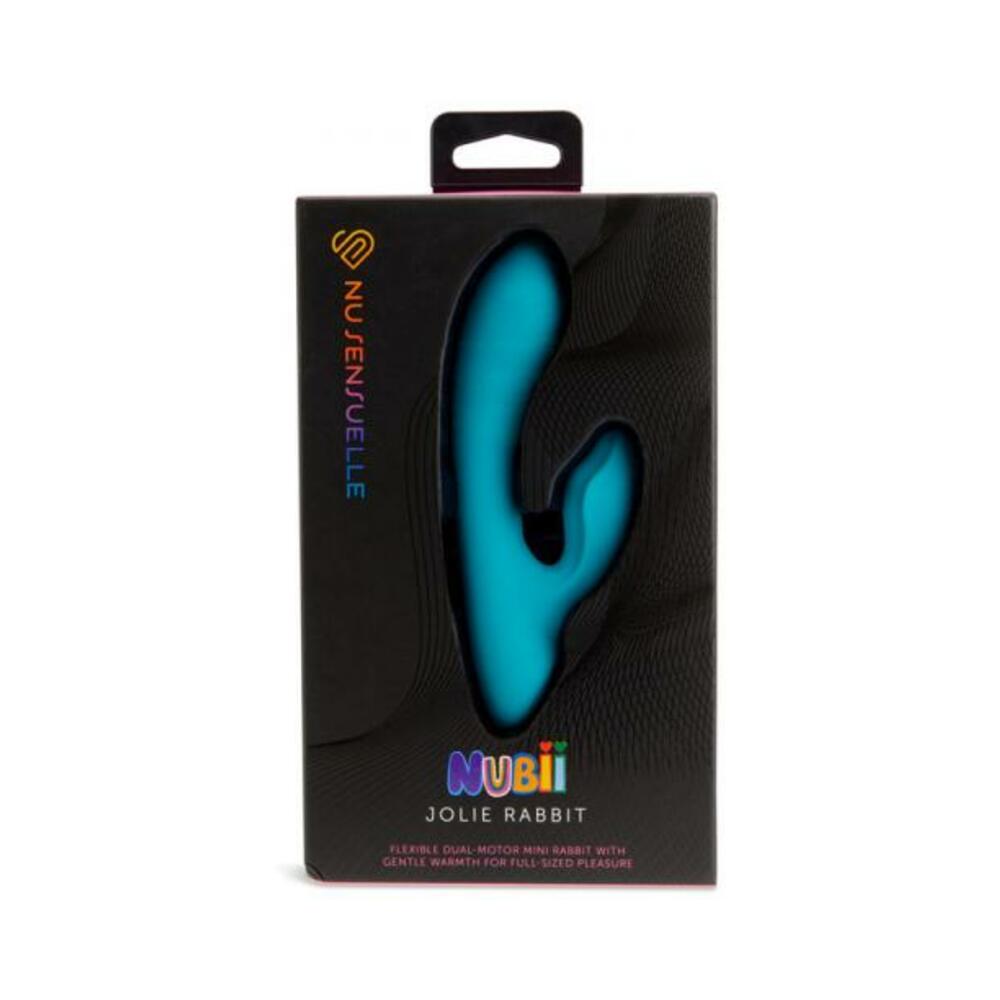 9342851003559_1 Nu Sensuelle Jolie Nubii Warming Mini Rabbit Blue - Image 1