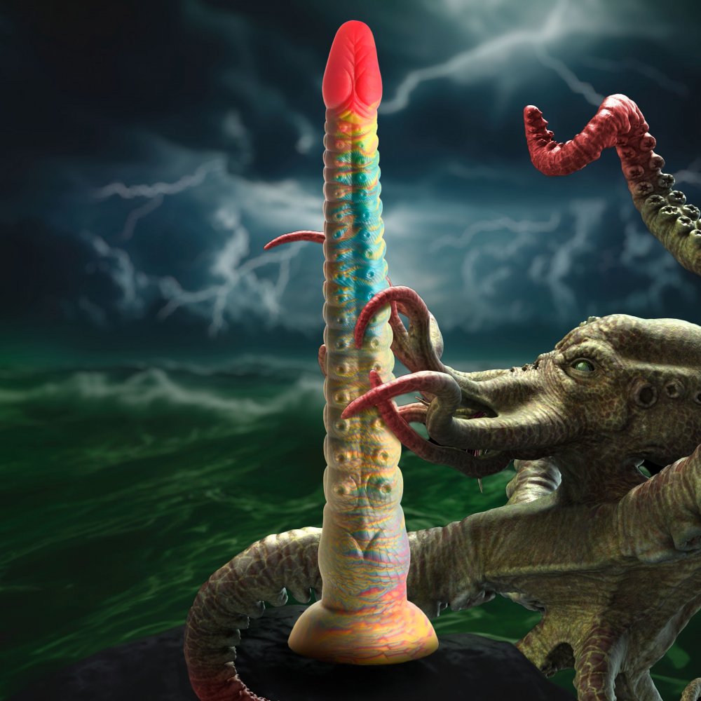 AH346_STD-MAIN_1000x1000_c7290a54-6a0e-4dc7-9dcb-2c160eb14579 Creature Cocks Tenta Dick Dildo - Image 1