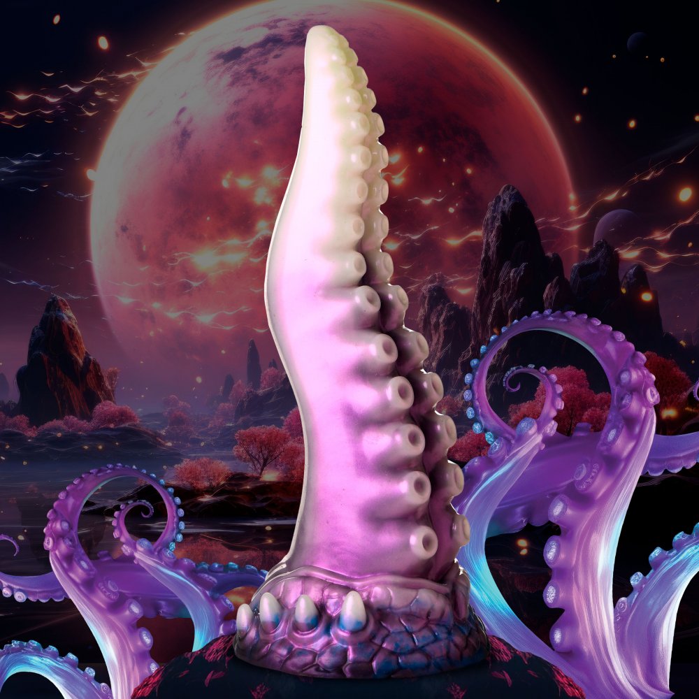 AH419_STD-MAIN_1000x1000_8519cddb-37f8-4567-8499-32a2c9512470 Astropus Tentacle Silicone Dildo - Image 1