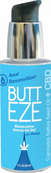 BABE2057fdff19bf00d Butt Eze Anal Gel Desensitizer with Hemp Seed Oil 2oz - Image 1