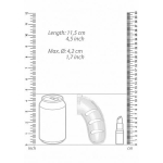 Mancage Chastity Cock Cage With Butt Plug #11 Clear Medium - Image 3