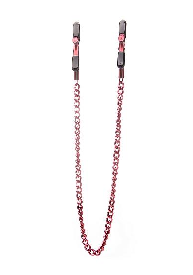 CNVASU-OU077RED5a6652a15ddbc Ouch Adjustable Nipple Clamps with Chain - Image 1