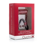 Ouch Adjustable Nipple Clamps with Chain - Image 2