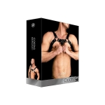Ouch Costas Solid Structure 1 Black Chest Harness - Image 2