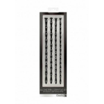 Shots Ouch Advanced Urethral Sounding Silicone Spiral Plug Set - Black - Image 2