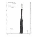 Denim Flogger - Roughend Denim Style - Black - Image 2