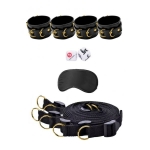 Shots Ouch Limited Edition Gold Bed Bindings Restraint System