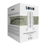 Sono No 50 Medium Hollow Tunnel Butt Plug 4 inches Translucent - Image 3
