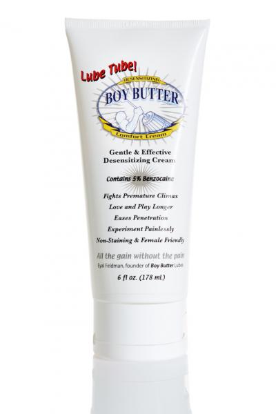 CNVBBL-855951001046_11501857631 Boy Butter Desensitizing Comfort Cream - 6 Oz Lube Tube - Image 1