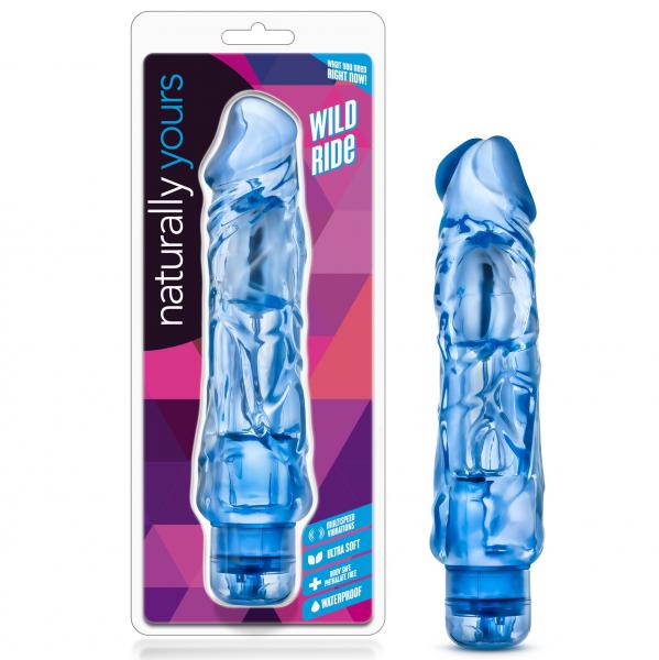 CNVBN-bl-30152_11498504082_c6696ec1-49ac-45da-b1ab-866306f9c9d0 Wild Ride Vibrating Dong - Blue - Image 1