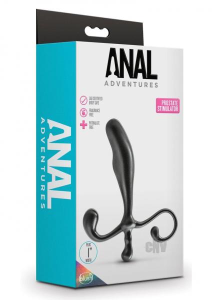 CNVEF-EBL-400856076b024664a6 Blush Anal Adventures Prostate Stimulator - Black - Image 1