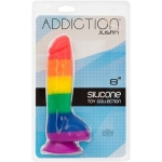 Addiction Justin 8 inches Rainbow Dildo - Image 2