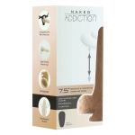 Naked Addiction 7.5 The Freak Vibrating Rotating & Thrusting Dong Vanilla"