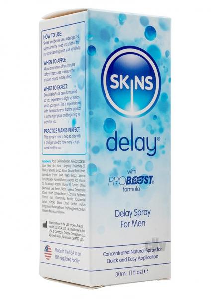 CNVEF-ECCL4930609653dd2ff36 Skins Natural Delay Spray - 30 Ml - Image 1