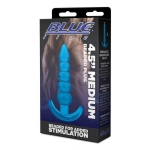 Blue Line Medium Beaded Plug 4.5 Blu