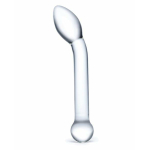 Glas 8 inches Slimline G-Spot Glass Dildo Clear