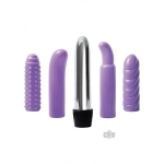 Evolved Multi Sleeve Vibrator Kit Purple