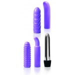 Evolved Multi Sleeve Vibrator Kit Purple - Image 2